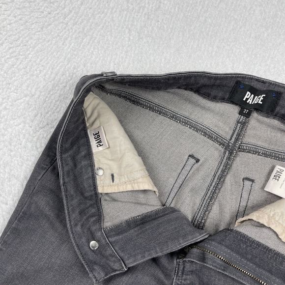 Paige Jeans Womens‎ 27 Gray Hoxton Ankle Skinny Casual Preppy Ladies Pants - Picture 13 of 16